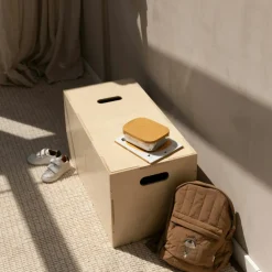 Cube Long Storage 36x72 cm, Birch