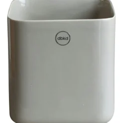 Cube Pot Small H15 cm, White