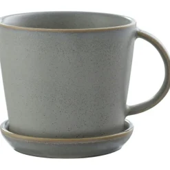 Cup With Saucer 8,5 cm, Grey