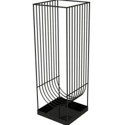 Curba Umbrella Stand, Black