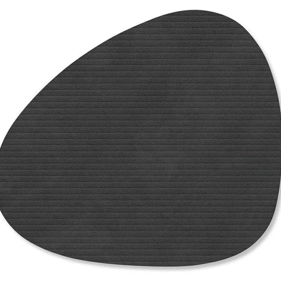 Curve Corduroy Coaster, Black