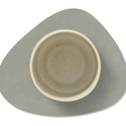 Curve Double Glass Mat, 11x13 cm, Brown/ Sand