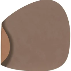 Curve L Reversible Table Mat 37x44 cm, Petrol/Midnight Blue