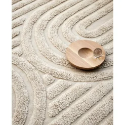 Curve Rug 170x230 cm, Natural Beige