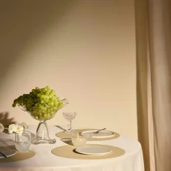 Curve S Table Mat Nupo 24x28 cm, Old Rose