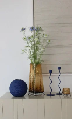 Curved Candle Holder 85 cm, Sand