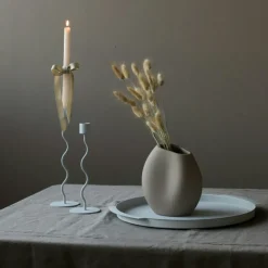 Curved Candle Holder 85 cm, Sand