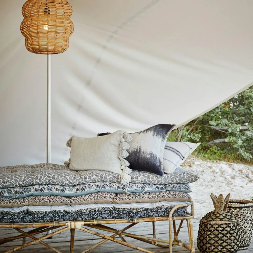 Cushion Cover With Tassels 40x60 cm, Off-White