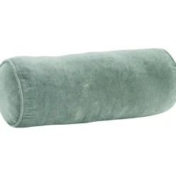 Cushion Velvet Bolster, Ecru