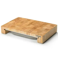 Cutting Board With One Tinplate, 39x27x6 cm