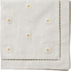 Daisy Cotton Napkin 45x45 cm, Blue
