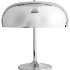 Deco Disco Table Lamp, Chrome