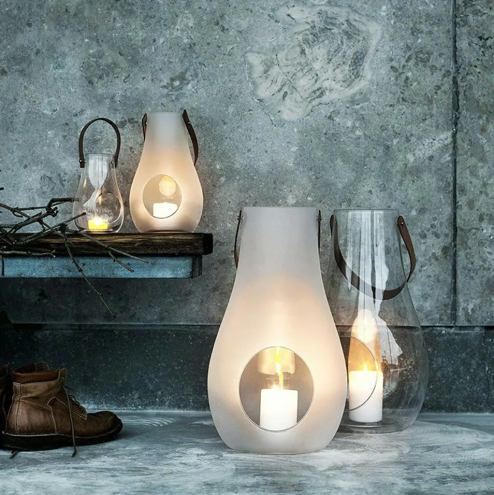 Design With Light Lantern 24.8 cm, Clear