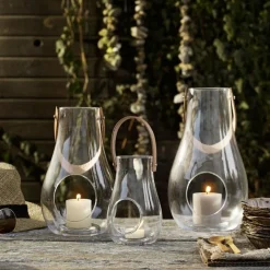 Design With Light Lantern 24.8 cm, Clear