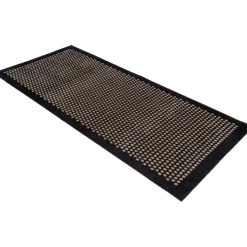 Dot Door Mat, Black / Beige, 90x60 cm
