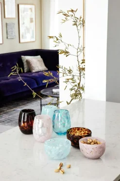 Dots Bowl Ø11 cm, Mint, Soft Rose