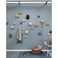 Dots Hook Wood Ø9 cm, Oak