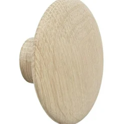 Dots Hook Wood Ø6,5 cm, Oak