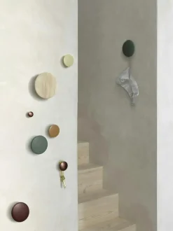 Dots Hook Wood Ø6,5 cm, Oak