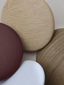 Dots Hook Wood Ø6,5 cm, Oak