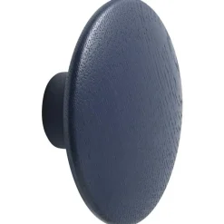 Dots Hook Wood Ø13 cm, Off-white