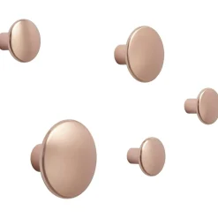 Dots Hooks Metal 5-pack, Brass