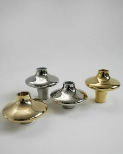 Doublet Candlestick 9,5 cm, Silver