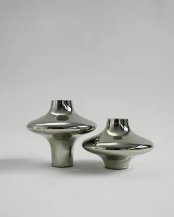 Doublet Candlestick 6,5 cm, Silver