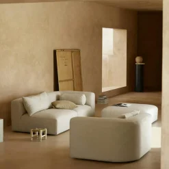 Doum Stool Eucalyptus Wood, 30 cm