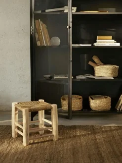 Doum Stool Eucalyptus Wood, 30 cm