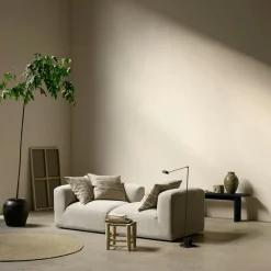 Doum Stool Eucalyptus Wood, 30 cm