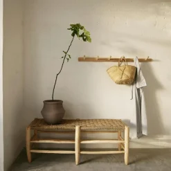 Doum Wallhanger Eucalyptus Wood, 80 cm