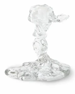Drip Candle Holder Clear, S / 14 cm