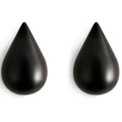 Drop it Hanger, Black, Large, 2 pcs.