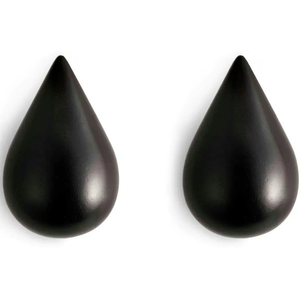 Drop it Hanger, Black, Large, 2 pcs.