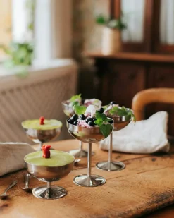 Dyane Ice Cream Goblet Stainless Steel 4-pack, 14 cm