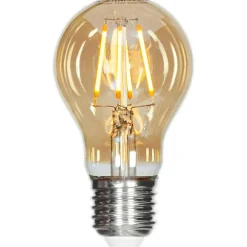 E27 LED dimmable 4W 2000K 260lm 60 mm, Amber