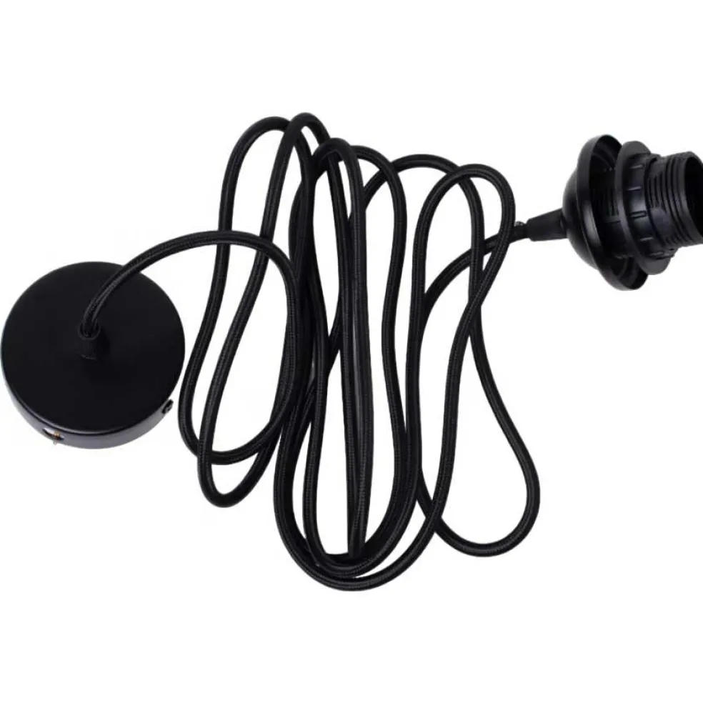 Edgeform Cord Set For Pendant With Canopy 300 cm, Black