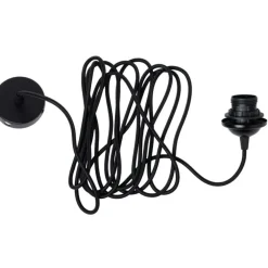 Edgeform Cord Set For Pendant With Canopy 500 cm, Black