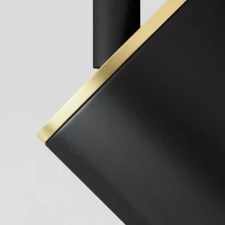 Edgespot Single 65 Spotlight, White / Brass