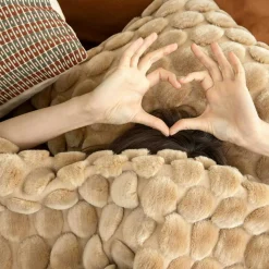 Egg Cushion Cover 50x50 cm, Dusty Pink