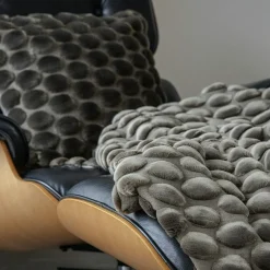 Egg Throw 130x170 cm, Grey