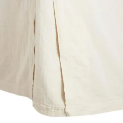 Eggshell Muslin Bed Skirt, 180x200 cm