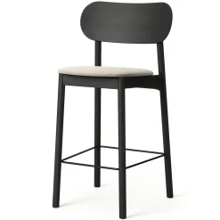 Elephant Bar Chair, Natural Oak / Black Velvet