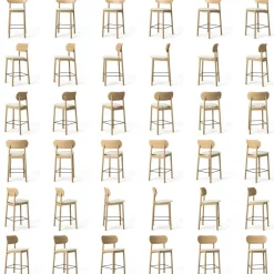 Elephant Bar Chair, Natural Oak / Black Velvet