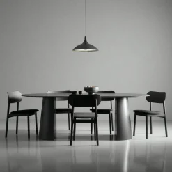 Elephant Chair, Black / Black Leather