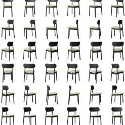 Elephant Chair, Black / Black Leather