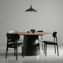 Elephant Chair, Dark Oak / Beige Breeze