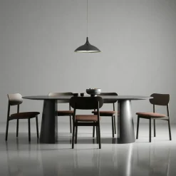 Elephant Chair, Dark Oak / Beige Breeze