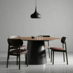 Elephant Chair, Dark Oak / Beige Breeze